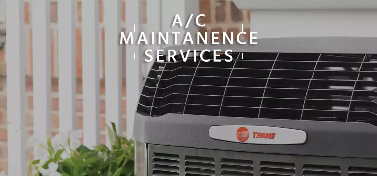 Close Up of a Trane AC Unit