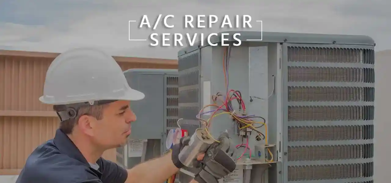 Professional Plumber Repairing an AC