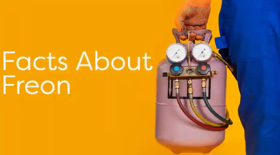 AC Professional Holding a Container of Freon