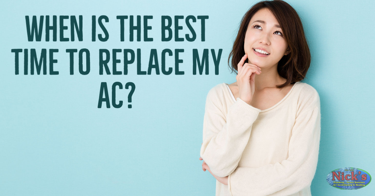 Woman Thinking of When Is the Best Time to Replace Her AC