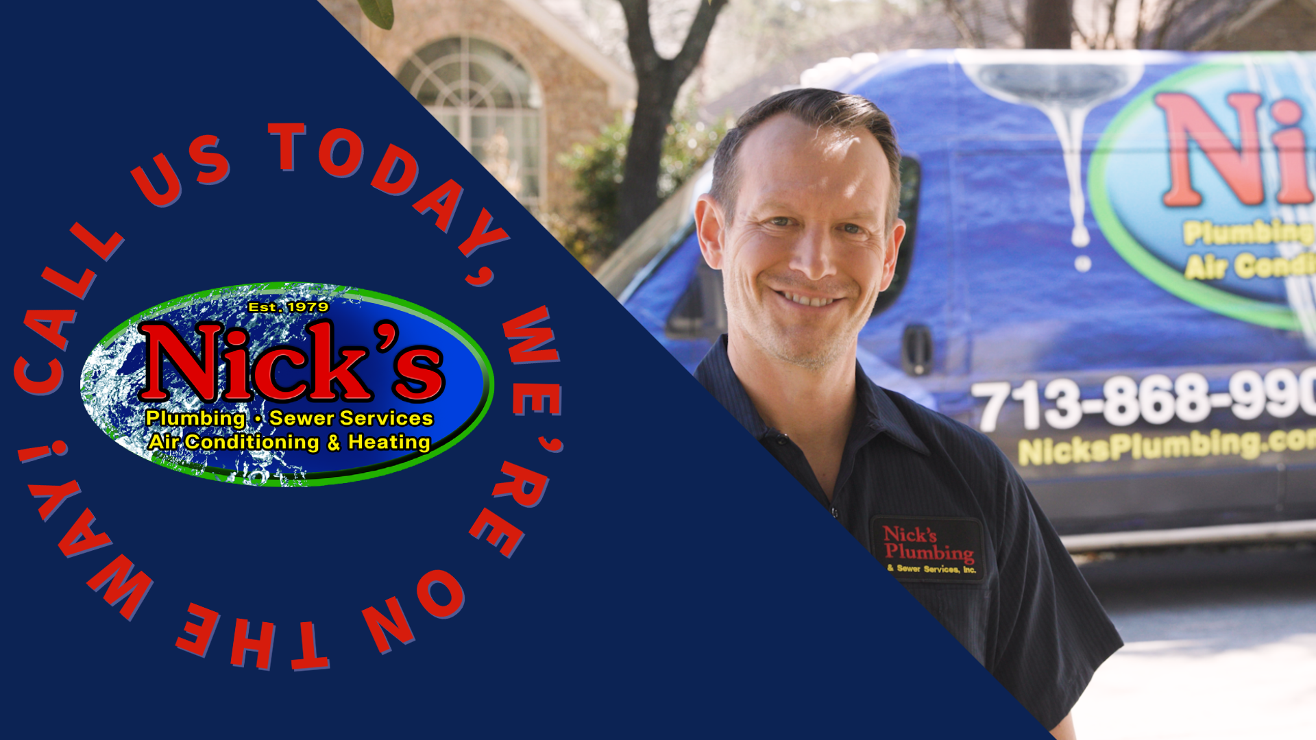 Nick’s HVAC Technician with His Truck