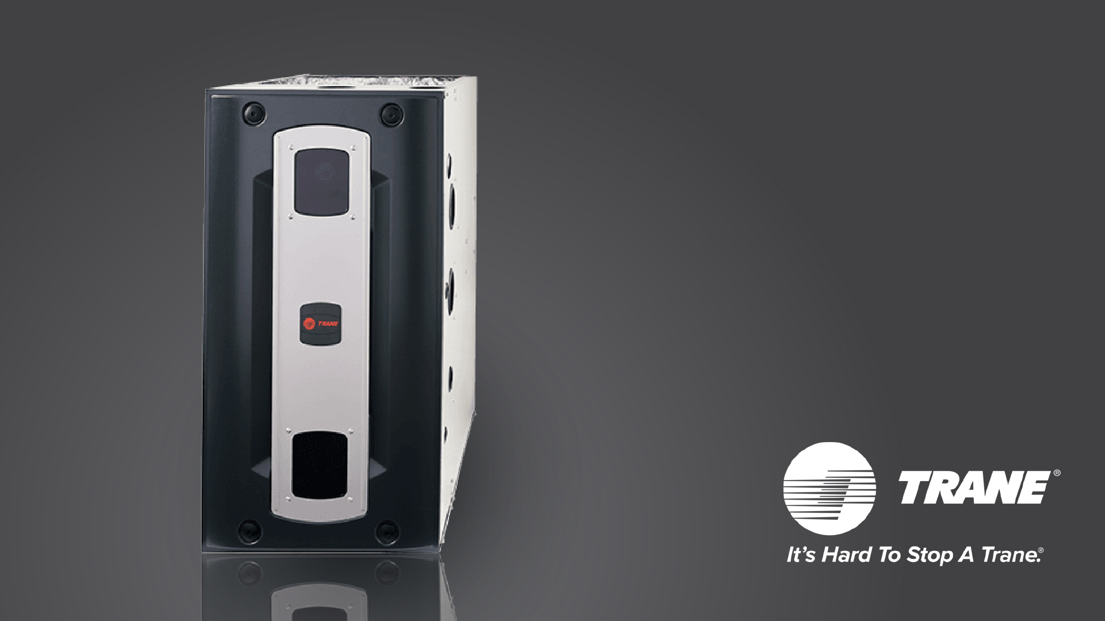 Trane Gas Furnace with Brand Logo