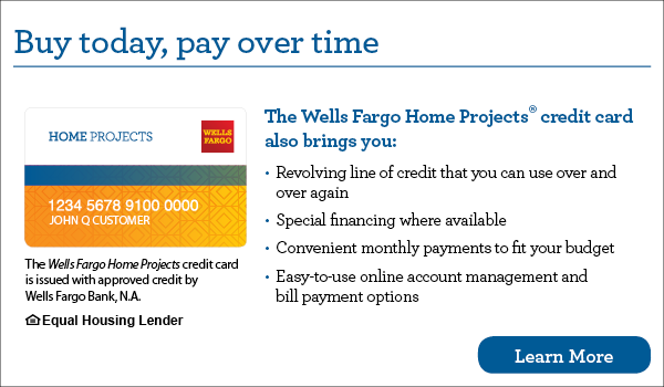 Wells Fargo Financing Benefits