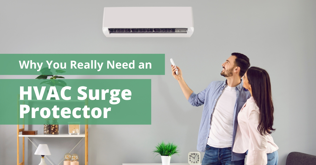 Young Couple Using Air Conditioning System at Their Home